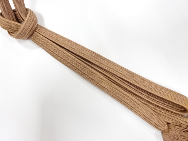 正絹　無形文化財　道明製　手組帯締め